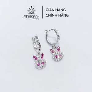 Bông Tai Bạc Trẻ Em Bé Gái Hình Thỏ Xinh Xắn - Minh Canh Jewelry