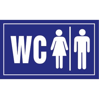 Biển WC Nam Nữ BEDO Mica Đài Loan In UV Cao Cấp Chống Trầy Chỉ Dẫn Nhà Vệ Sinh Hiện Đại