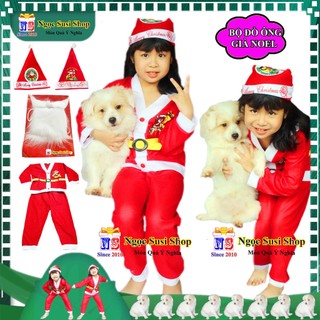 BỘ ĐỒ NOEL CHO BÉ YÊU TRAI GÁI ĐỀU MẶC ĐƯỢC QUẦN ÁO NOEL - QUẦN ÁO GIÁNG SINH CHẤT VẢI NỈ