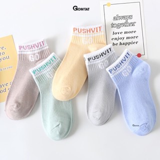 [FLASHSALE] Set 5 đôi tất vớ nữ cổ ngắn GOMTAT mẫu tổng hợp, chất liệu mềm mại êm chân, mềm mỏng thoáng mát