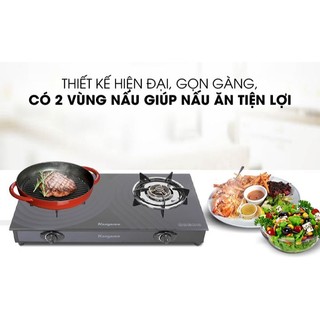 Bếp ga đôi Kangaroo KG519M Chính hãng trưng bày+bảo hành 12 tháng chính hãng