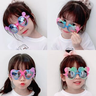 Phụ Kiện Trẻ Em Bé Trai Bé Gái Kid Kính Mát Sắc Thái Ống Kính Sáng UV400 Bảo Vệ Khung Bé Phong Cách Nhìn Ngoài Trời