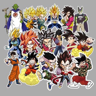 set 10 30 50 sticker decal Dragon Ball Bảy viên ngọc rồng Chống thấm nước, dán laptop mũ bảo hiểm vali đàn guitar
