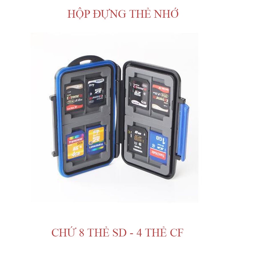 HỘP DỰNG CHỐNG SỐC CHO THẺ NHỚ - 8SD + 4CF | Shopee Việt Nam