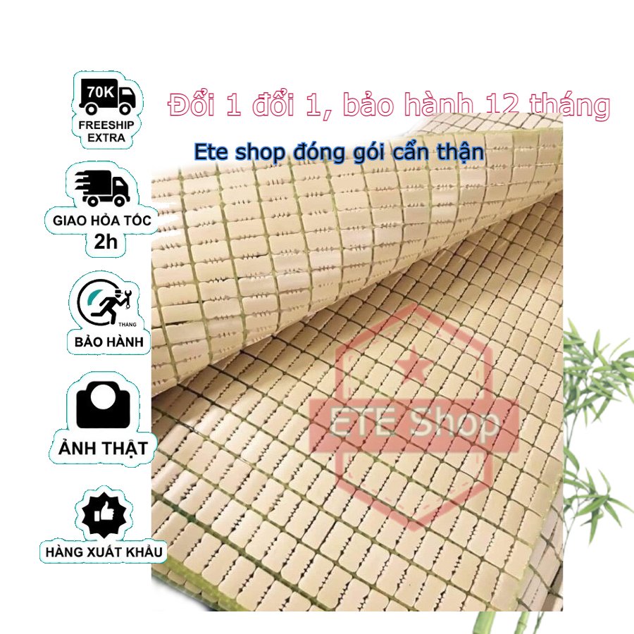 [Big SALE] Chiếu trúc 1m6, chiếu trúc 1m8, nằm mát, điều hòa nằm mát,  hạt khít, bền, sạch, an toàn