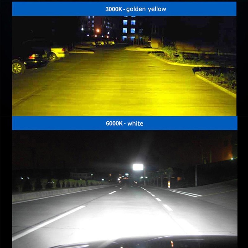 Bóng đèn pha ô tô Xenon 2X 55W H7 H11 H8 880 9005 Hb3 9006 Hb4 H1 Hid DC 12V Đèn sương mù Đèn pha tự động 3000k 6000k 12000k