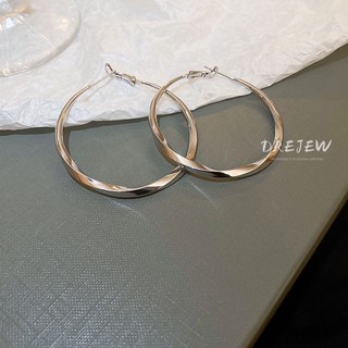 DREJEW Khuyên Tai Vòng Xoắn Phong Cách Âu Mỹ Mới Cho Nữ