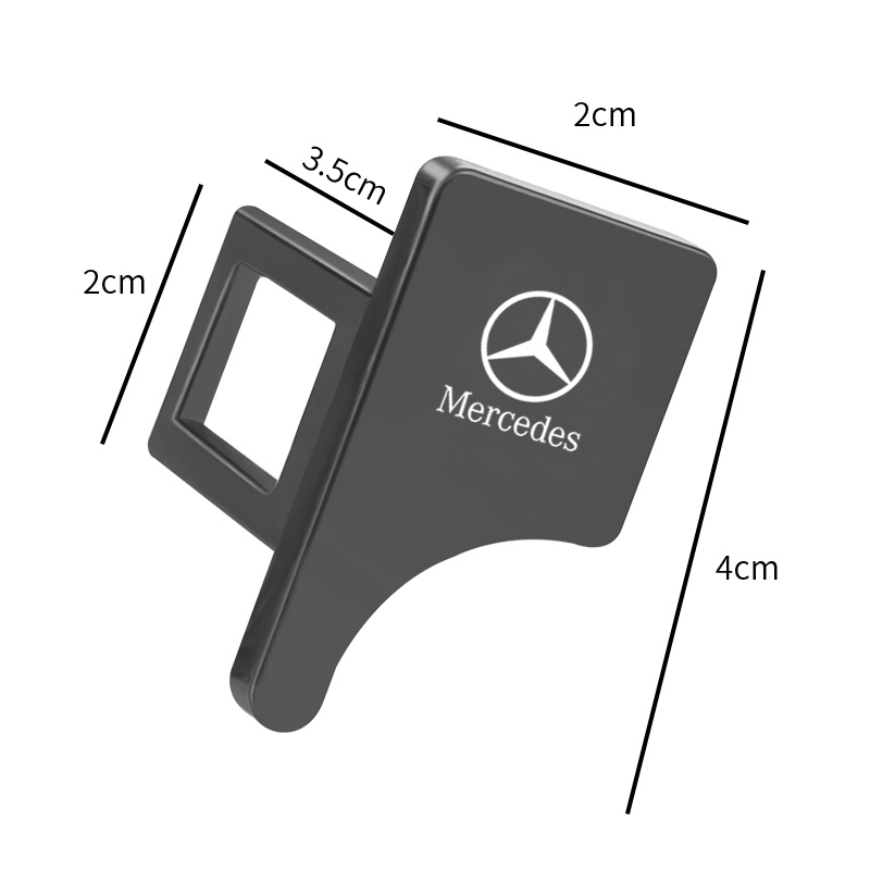 1 Chốt Khóa Dây An Toàn Bằng Kim Loại Cho Xe Hơi mercedes benz class w212 w211 w210 w203 w204 w205 cla glk cls a c e