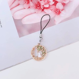 Vòng Hoa Gắn Điện Thoại Hình Thỏ / Mèo / Hươu Cho Cặp Đôi
