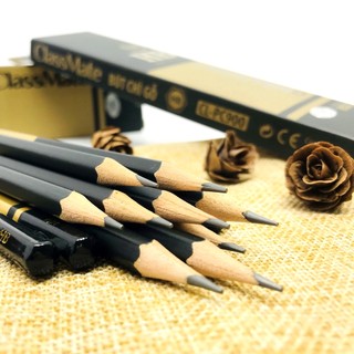 Hộp 12 Bút Chì HB Gỗ Cao Cấp Fine Art CLASSMATE Lõi Chì Cứng Cáp, Nét Bút Mịn, Dùng Làm Họa Cụ Chuyên Nghiệp CL-PC900