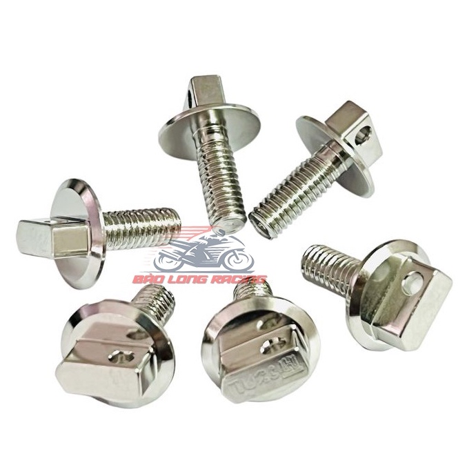 5 Ốc Thái INOX 304 THracing mẫu RIN 6li10 và 6li15 gắn dàn áo xe máy Cacte xe máy Sirius Wave Dream Exciter Winner