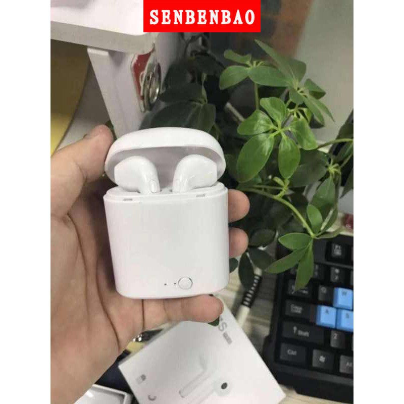 Tai Nghe Bluetooth Không Dây i7S TWS Kèm Hộp Sạc Phong Cách Thời Trang Giá Rẻ