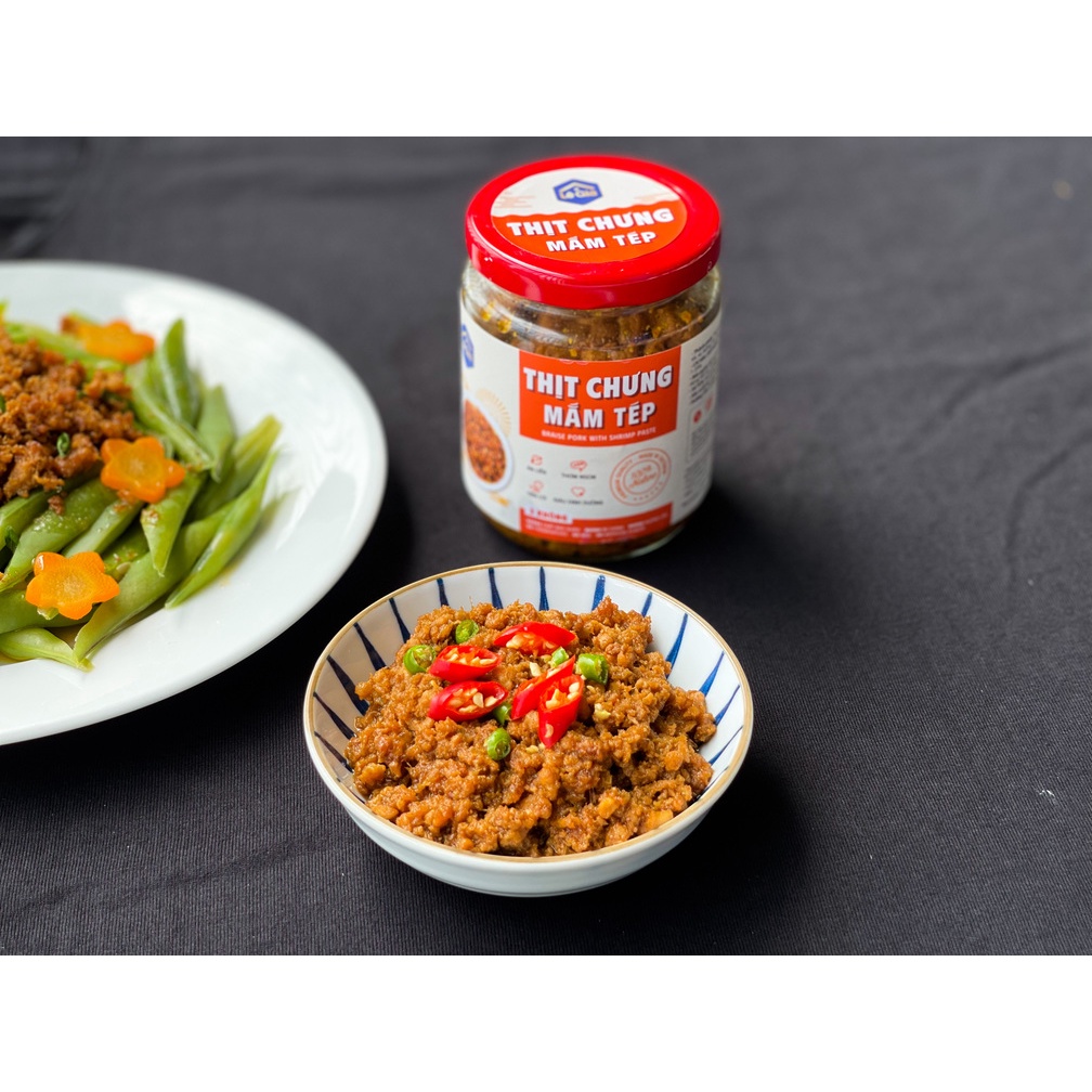 Ảnh Thịt chưng mắm tép Lê Gia hũ thủy tinh 170g 3