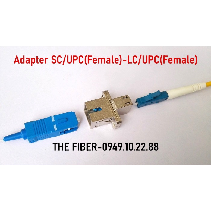 Đầu chuyển đổi đầu nối SC/UPC(Female)-LC/UPC(Female) Singlemode ...