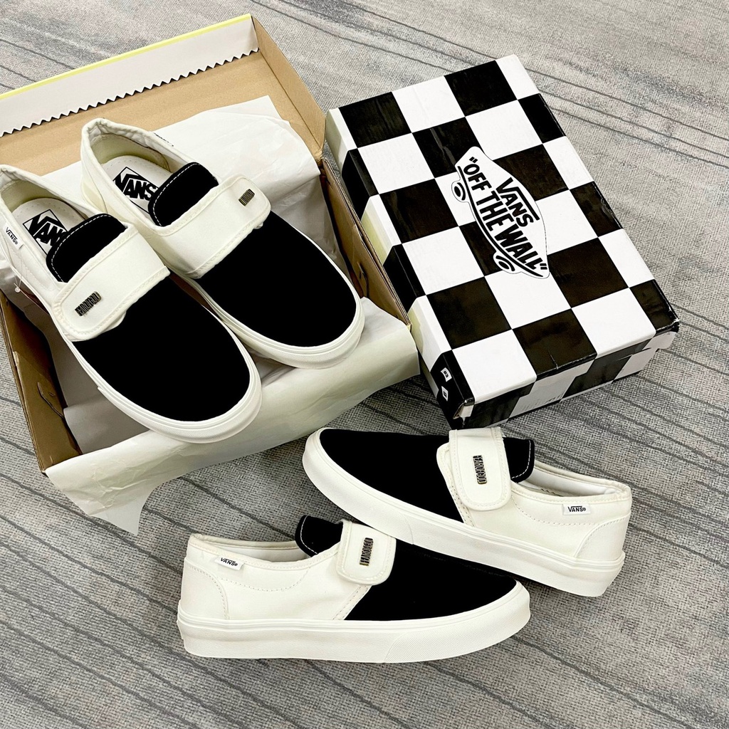 Vans slip-on 47 v dx hotsell fear of god black white