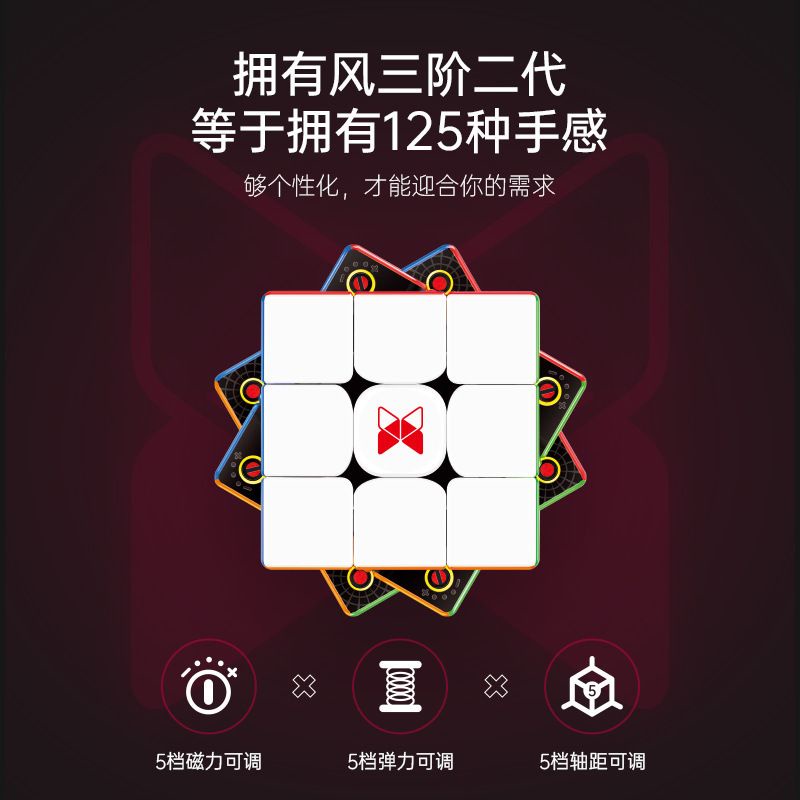 Rubik X-Man Tornado V3 M Core Mới 3x3 Flagship 2022 Rubic 3x3 Nam Châm ...