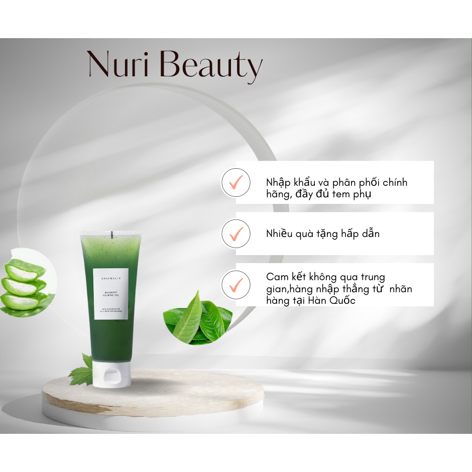 Gel dưỡng ngải cứu Graymelin Mugwort Calming Gel 100ml kem dưỡng da dịu ...