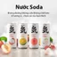 Nước Soda trái cây Genki Forest Sparkling có ga không Calo lon 330ml