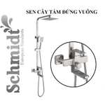Bộ Vòi Hoa Sen Tắm Đứng Vuông Nóng Lạnh Schmidt Full Inox 304 Thiết Kế Kiểu Dáng Hiện Đại - Hàng Chính Hãng — ảnh 1