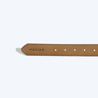 MORI HAVIAS thắt lưng da bò thật Vachetta cao cấp