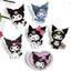 Ghim Cài Áo / Túi Xách Bằng Acrylic In Hoạt Hình Sanrio Hello Kitty Melody Kuromi Dễ Thương