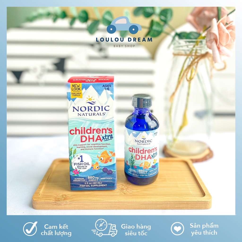 Nordic Naturals Children's DHA XTRA - Goût Baies, 60ml - Complément Alimentaire Enfant, Neuf
