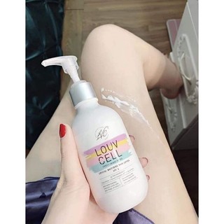 Kem dưỡng ẩm trắng da body Louv Cell Crystal Whitening Body Lotion