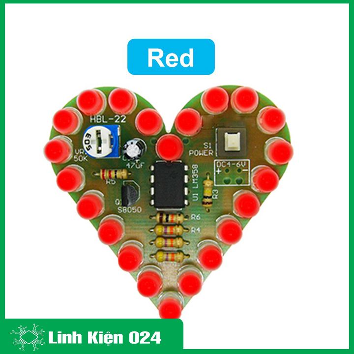 Bộ mạch trái tim mini tự lắp ráp | Shopee Việt Nam