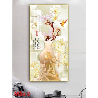 Tranh Treo Tường Tri Ân Thầy Cô 20/11 - Bình Hoa Nghệ Thuật - Tranh Treo Phòng Khách, Phòng Ngủ Laminate Tráng Gương