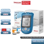 Máy Đo Tiểu Đường Và Axit Uric (Bệnh Gút) 2Trong1 Chính Hãng Sinocare+que thử đường huyết+que thử uric+kim — ảnh 2