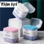 Hộp 200 tăm bông 2 đầu vệ sinh tai, mũi - kháng khuẩn, mềm mịn
