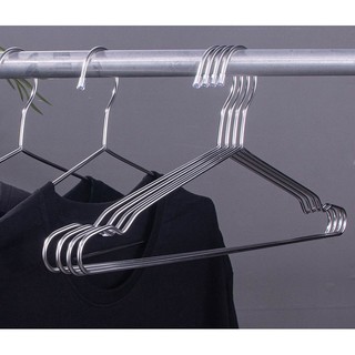 42CM  - Combo 5 móc quần áo tròn bằng inox chống trượt inox - moc quan ao