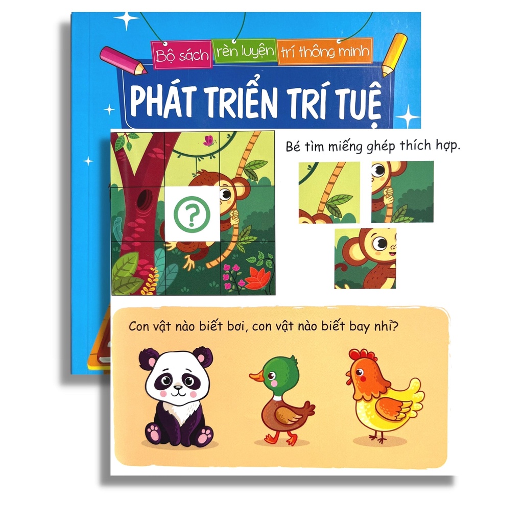 Sách Phát Triển Trí Tuệ Cho Bé 5-6 Tuổi (140 Câu Hỏi Rèn Luyện Trí Thông Minh Sáng Tạo Phát Triển IQ Cho Bé)