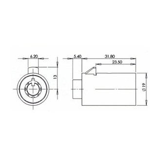 Kellnny Hợp Kim Khóa Core Kích Thước Đa Năng Phím Máy Bán Hàng Tự Động Khóa Xi Lanh Lõi Hình Ống Phím Tủ Chống Trầy Khóa Core W