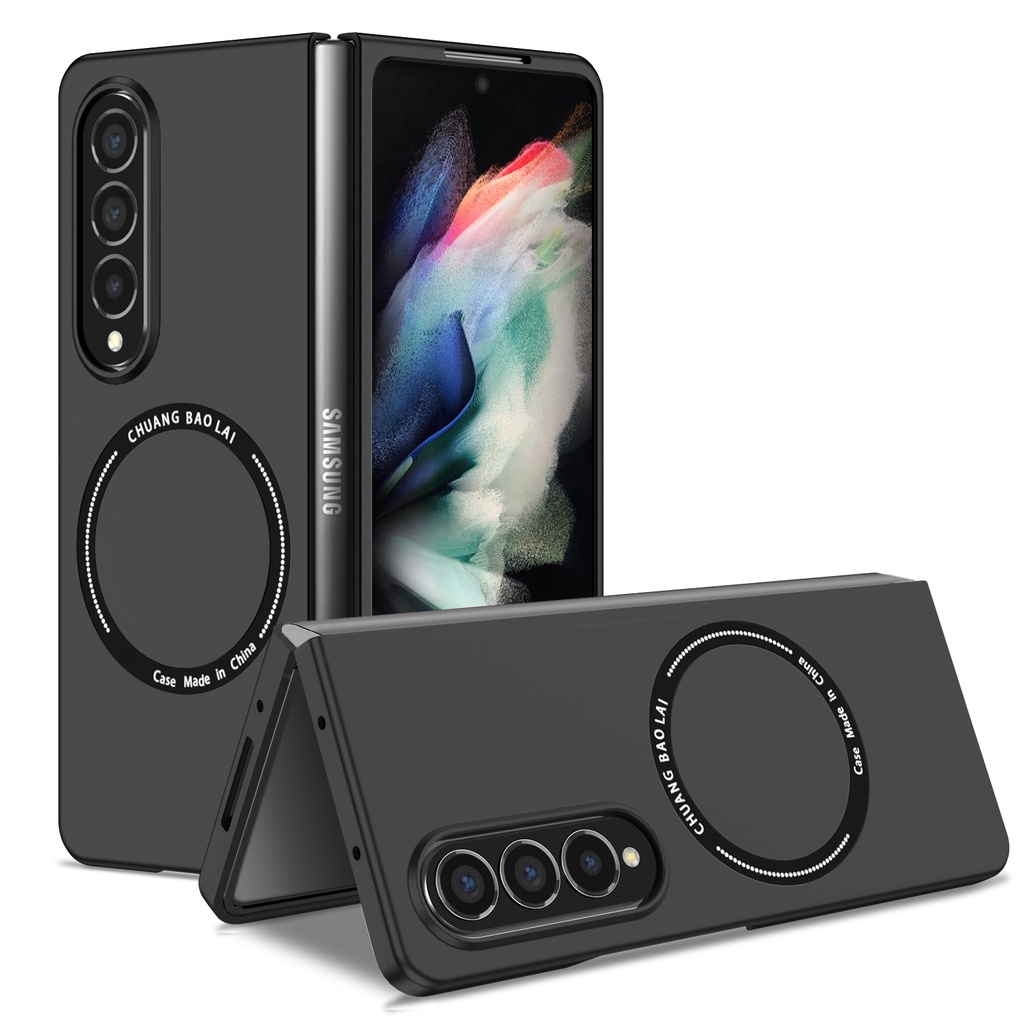 Ốp Sạc Không Dây Từ Tính Cho Samsung Galaxy Z Fold 7 4 Gấp 3 Vỏ Điện Thoại Bảo Vệ Chống Sốc Galaxy Z Fold 6 5 Ốp Hấp Phụ