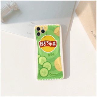 Ốp iphone - Ốp lưng iphone cạnh vuông bảo vệ camera lay snack vỏ kẹo nền bóng dành cho ip 6 đến 16promax - tr448