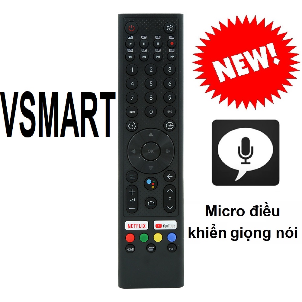 Remote điều khiển tivi VSMART VINSMART MICRO ĐIỀU KHIỂN GIỌNG NÓI ...