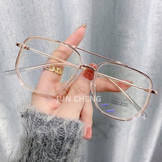 Kính Mắt Chống Bức Xạ Vintage Polygon Khung Kim Loại Ánh Sáng Xanh Có Thể Thay Thế Ống Kính Sắc Thái Cho Nữ / Nam