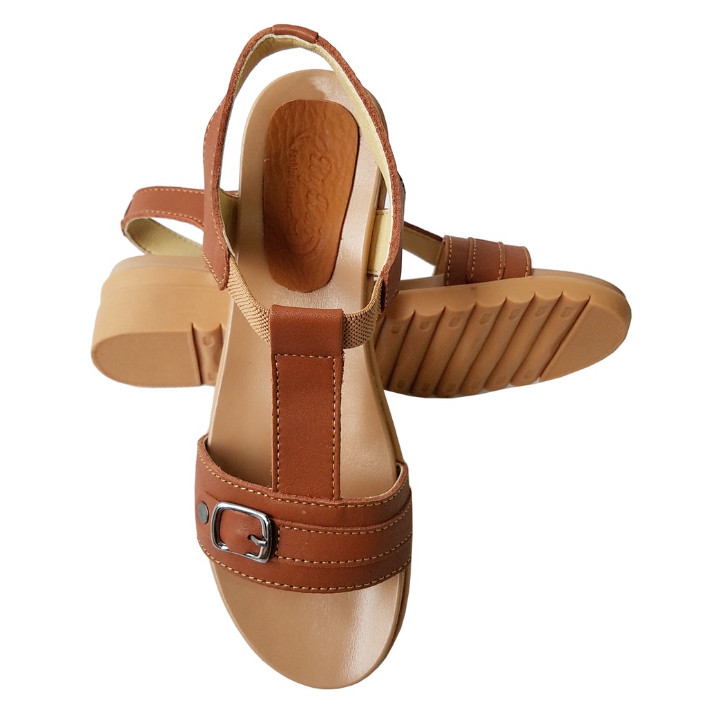 Giày Sandal Nữ BIGGBEN Da Bò Thật HKD224