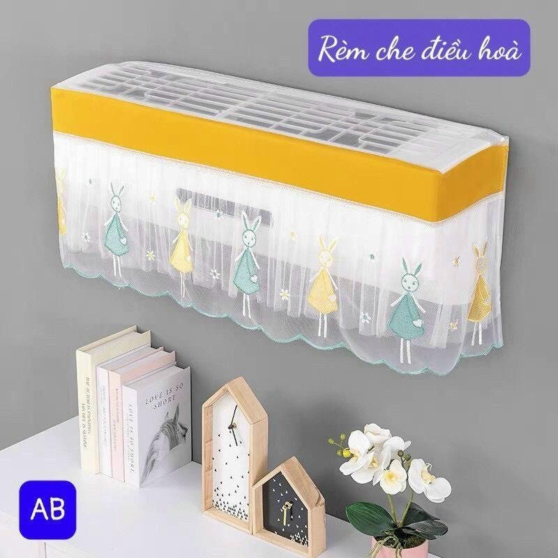 Vải rèm bọc điều hoà,che tránh gió thổi trực tiếp,chống bụi bẩn ...