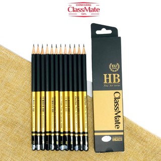 Hộp 12 Bút Chì HB Gỗ Cao Cấp Fine Art CLASSMATE Lõi Chì Cứng Cáp, Nét Bút Mịn, Dùng Làm Họa Cụ Chuyên Nghiệp CL-PC900
