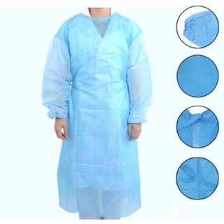 -Áo choàng y tế dùng 1 lần, áo phun xăm thẩm mỹ spa