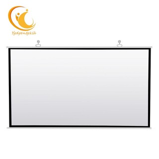 Màn Hình Máy Chiếu Màu Trắng HD Chống Trầy Xước Có Thể Gấp Gọn Tiện Dụng