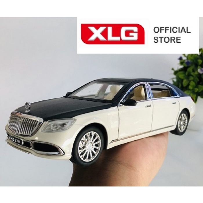 Ảnh Xe mô hình MERCEDES BENZ S600 Maybach 1:24 XLG bằng hợp kim đèn led âm thanh 3