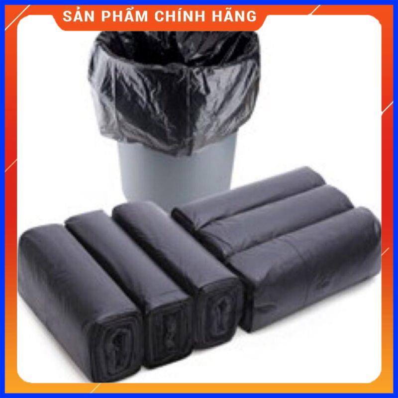 Bịch 3 cuộn túi đựng rác tự phân hủy đen không lõi, túi nionl cỡ ...