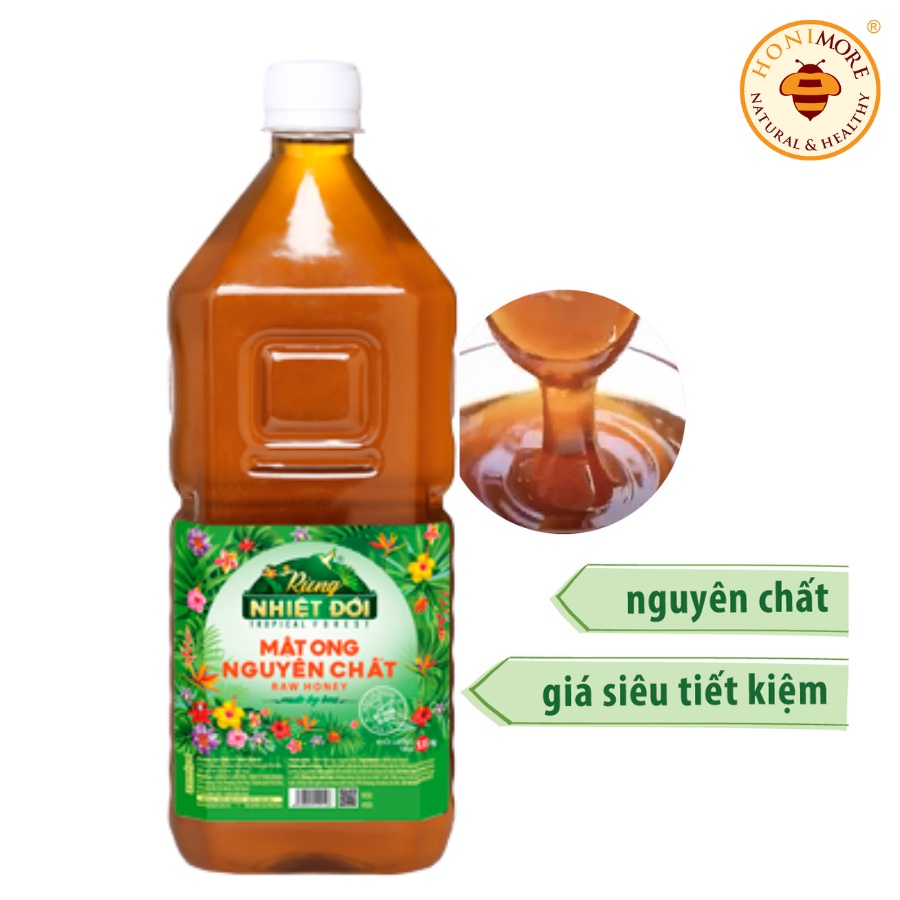 Ảnh Mật ong nguyên chất Rừng Nhiệt Đới 1350g - Mật ong rừng nguyên chất 3