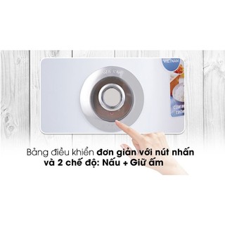 Nồi cơm nắp gài Sunhouse SHD8606 1.8 lít chính hãng trưng bày-người ăn 4-6 người Công suất: 700 W