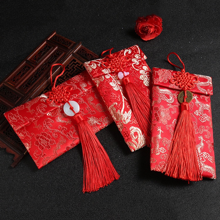 Bao Lì Xì Đỏ Mừng Năm Mới Phong Cách Trung Hoa
