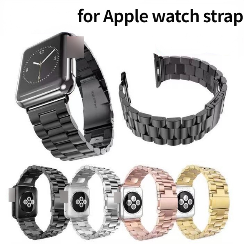 Dây đeo kim loại cho Apple watch 46MM Ultra 8 7 49mm 45mm 44mm 42mm 41mm thép không gỉ thông minh dây đeo cổ tay cho iwatch series 10 9 SE 6 5 4 3 SE 38mm 40mm