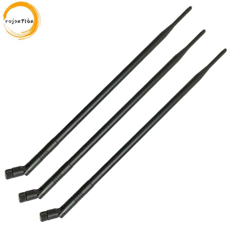 3 CÁI 9DBi RP-SMA Băng tần kép 2.4GHz 5GHz Bộ định tuyến WiFi độ lợi cao Ăng-ten nghiêng không dây